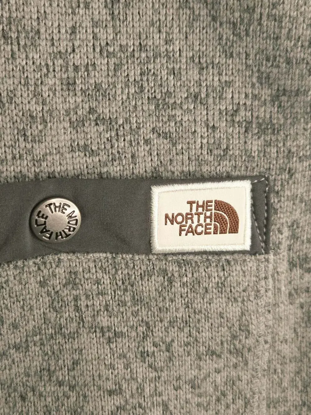The North Face Gordon Lyons Full Zip Fleece Vest Mens Medium (M) Gray Heather